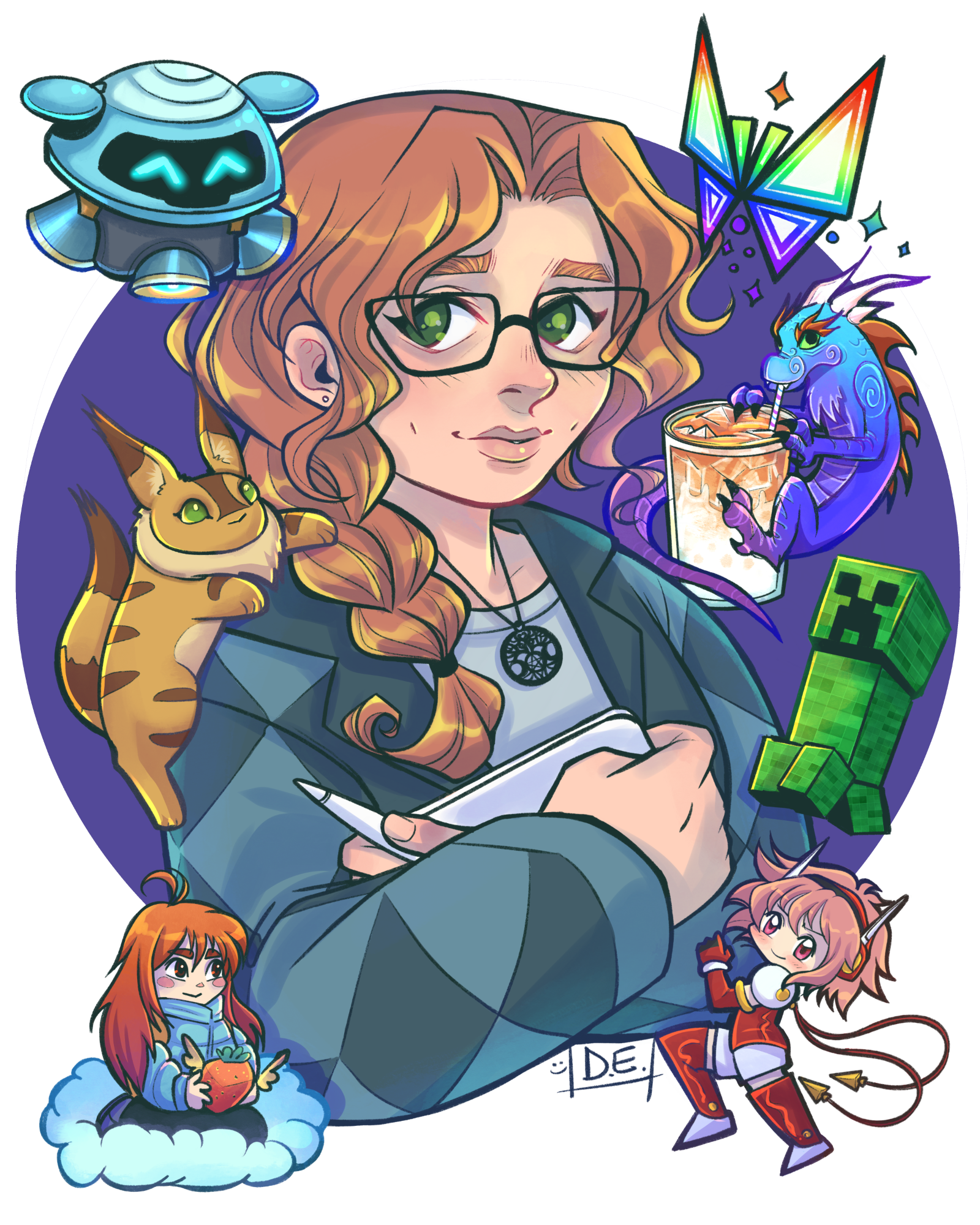 Kaedi's Illustrated Portrait